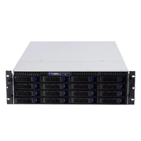 3U 16bay Storage Server 16 Einschübe Hersteller Server Rack mount Server Chassis Sgcc Steel 1,2mm SAS/SATA Backplane