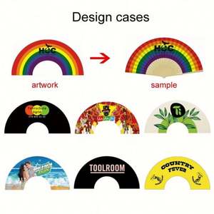 Abanico de Mano Progress Pride, Abanico Inclusivo con el Arcoíris del Orgullo LGBT, Talla XL - Product Image 6