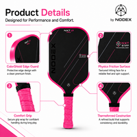 Nouvelle conception NXT Pro, raquette de pickleball en fibre de carbone T700 thermoformée de haute qualité, personnalisée en usine, conforme aux normes USAPA