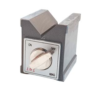 Jauges de profondeur marines à réglage fin magnétique, <span class=keywords><strong>équerre</strong></span> de charpentier, support d'indicateur à base magnétique, base en forme de V - Product Image 1