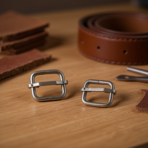 Fibbia Regolabile Ilan 31x23mm in Metallo per Cinture, Set da 2 Pezzi - Product Image 2