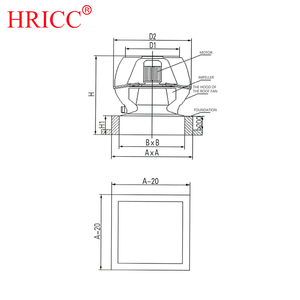 380V DWT dakventilator is geschikt voor industriële installaties, roestvrijstalen axiale dakventilator - Product Image 3