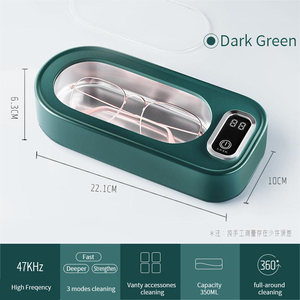 보석 안경 시계 면도기 헤드 청소를위한 휴대용 전문 초음파 청소기 - Product Image 4