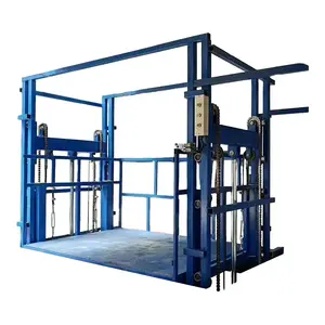 2024 China Manufacture Electric Scaffolding Cargo Lift Guide Rail Lifts Freight Elevator