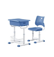 Meubles de classe, bureau et chaise pour élèves du primaire, hauteur réglable