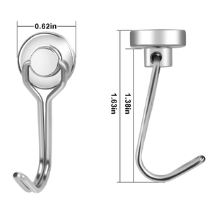 Custom di alta qualità supporto in alluminio in acciaio inox lega di metallo rotondo dadi Base per la casa gancio magnetico - Product Image 3