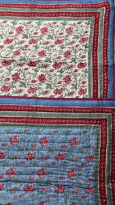Premium Quality <b>Quilt</b> Lightweight Handmade PureCotton KanthaQuilt Organic KanthaQuilt Organic Reversible Kantha <b>Quilt</b> for <b>Winter</b> - Product Image 4
