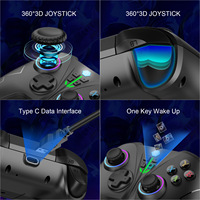 Control de Juego Inalámbrico Económico de Alta Calidad para PC y Consola, Macro Personalizado, RGB Turbo, 6 Ejes, Venta al Por Mayor B2B