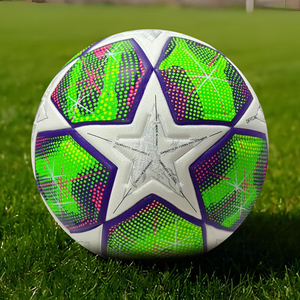 2026 nuevo estilo de fútbol, precio de fábrica barato, tamaño 5, logotipo personalizado de Unión térmica de PU, partido de fútbol oficial sin costuras de alta calidad - Product Image 3