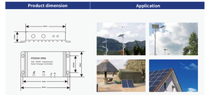 P1210w बैटरी चार्जर सौर चार्जर 10a <span class=keywords><strong>12v</strong></span> pwm सौर चार्ज नियंत्रक p1210w वाटरप्रूफ ip68 आउटडोर पोर्टेबल - Product Image 5
