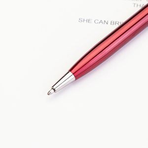 Stylo bille publicitaire personnalisé avec logo, encre écologique métallique, pointe 0,7/1 mm, design moderne pour cadeaux promotionnels - Product Image 4