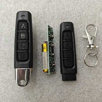 Télécommande 433 MHz pour porte de garage électrique, duplicateur de code fixe, code d'apprentissage, code roulant, émetteur 12V à 4 boutons