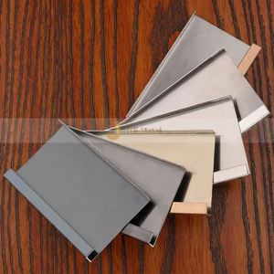 Plinthe moderne minimaliste en acier inoxydable titane brossé noir LL391, étanche, ultra-étroite, pour appartement et salon - Product Image 1