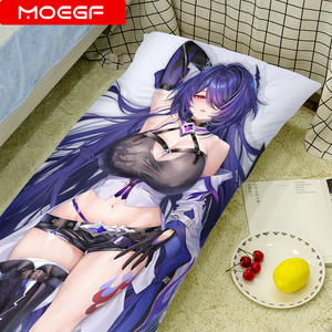 Funda de Almohada <span class=keywords><strong>Dakimakura</strong></span> con Personaje de Anime Japonés, Tela Suave Tipo Piel de Durazno, 50x150cm, Lavable, con Cierre de Cremallera - Product Image 5