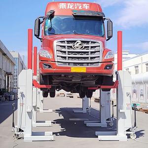 Chariot élévateur hydraulique à six poteaux CHINSONG, capacité de <span class=keywords><strong>levage</strong></span> de 45 tonnes, conception de <span class=keywords><strong>colonne</strong></span> mobile, entraînement électrique/hydraulique, voiture - Product Image 4