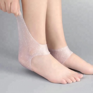 Inserts de fasciite plantaire Coussin de tasses de talon Idéal pour la douleur au talon Guérir les talons craquelés secs <span class=keywords><strong>Tendinite</strong></span> d'Achille - Product Image 5