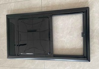 Stores plissés/roulants en verre acrylique anti-UV double couche PVC/aluminium, profilés de cadre en aluminium, fenêtre coulissante pour camping-car