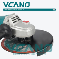 Meuleuse d'angle électrique VCANO Industrial Power Action 2400W avec interrupteur à gâchette, poignée latérale à 3 positions, outil de meulage robuste