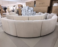 Ensembles de canapés modulaires blancs et beiges pour hôtels, événements et fêtes