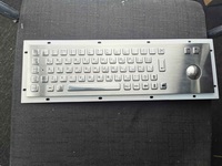 Clavier mécanique monté sur métal industriel de kiosque de bouton imperméable de Braille avec la boule de commande