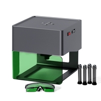 Penjualan laris DJ6 Desktop Model tahan lama 3 W daya Mini CNC DIY ukiran dengan mudah menggunakan co2 mesin ukiran laser