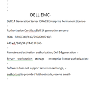 Licence iDRAC9 Enterprise pour serveurs R740 R740XD, mise à niveau de la gestion à distance, activation numérique