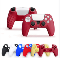 Étui de protection antichoc en silicone pour manette PlayStation 5 Switch 2 PS5 avec grande ouverture de charge, design couleur unie