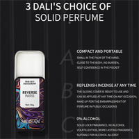 Ensemble de parfums Parfum Femmes Hommes Baume Déodorant Longue Durée Frais Naturel 3PCS Portable Solide Parfum Lotion Floral Boîte En Aluminium