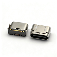 Connecteur USB Type C 16 broches SMT fiable pour carte d'interface de contrôle industriel PCB