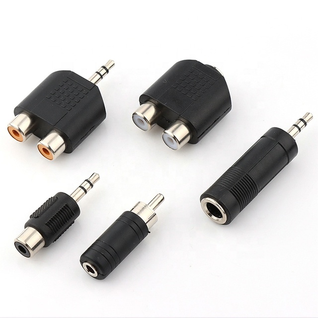 35mm Stereo Plug Male to 6.35mm Female Adapter Audio Socket Connector 3.5mm Audio Socket