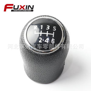 Pommeau de levier de vitesse en cuir noir, 6 vitesses, pour Volkswagen T5, conception ergonomique - Product Image 5