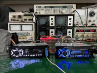 Reproductor de MP3 para coche Radio estéreo 1DIN Soporte con Radio para coche AM FM RDS DAB + Estéreo DSP