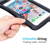 Étui et pochette étanches en TPU pour iPhone, certifiés IP68, design sportif écologique avec écran tactile et flottabilité sous-marine