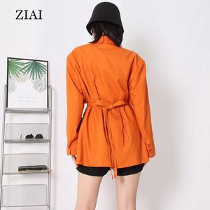 Tooling Style Three-dimensional Pocket Jacket Autumn New Loose Casual Suit Jacket <strong>Women's</strong> Clothing Trench Coat for <strong>Women</strong> - Product Image 4