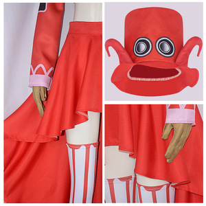 Costume de cosplay Belo Betty rouge, ensemble complet pour jeu de rôle d'anime, printemps 2024, matière Spandex - Product Image 4
