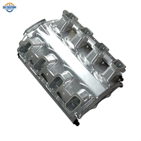 Manifold Intake Billet Aluminium CNC Kustom SK untuk LS3 dengan Rel Bahan Bakar Ganda