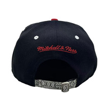 Casquette de baseball sportive tendance à deux tons avec logo personnalisé, couronne noire, bord blanc, broderie, fermeture snapback réglable, unisexe, en coton