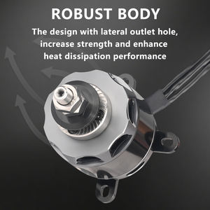 Motor sin escobillas sin sensor 220KV AM5220A, diseño impermeable para construcción de drones DIY, sistemas UAV profesionales, hecho de metal duradero - Product Image 5