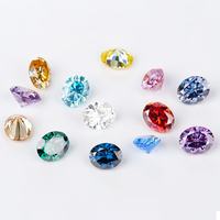 XINGYUE Vente en gros Moissanite blanche taille ovale 1ct VVS 5x7mm, pierre précieuse de laboratoire synthétique pour bijoux, effet de couleur et de feu, certifiée tierce partie