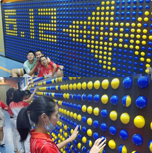 Tương Tác Ngoài Trời Kim Loại Tường Trò Chơi Cho Trẻ Em Phổ Biến Cảm Ứng Con Lăn Bóng Vui Chơi Giải Trí Thiết Bị Cho Sân Chơi Và Công Viên - Product Image 4