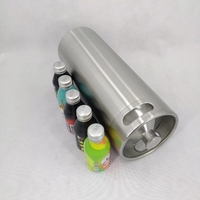 Fabricant chinois de fûts en acier inoxydable sur mesure, norme américaine, 1 fût à bière, seau à boisson pour bar, marque SIR, modèle 53