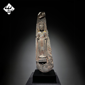 Sculpture de <span class=keywords><strong>Bouddha</strong></span> debout en marbre blanc, faite à la main et personnalisée, avec processus de sculpture de surface simple et réduite en hauteur, pour <span class=keywords><strong>club</strong></span> haut de gamme - Product Image 4