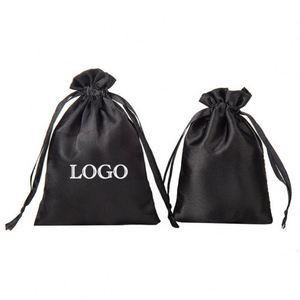 Customized Silk Satin Gift <b>Drawstring</b> Pouch Luxury Hair Jewelry Cosmetic <b>Makeup</b> Cute Cellphone Shoe Dust Packaging <b>Bags</b> - Product Image 2