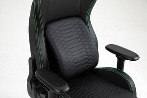 Cojines de espuma de alta densidad de cuero sintético multicapa Razers <span class=keywords><strong>Iskur</strong></span> Gaming Chair Game Chair con cojín para la cabeza de espuma viscoelástica - Product Image 2