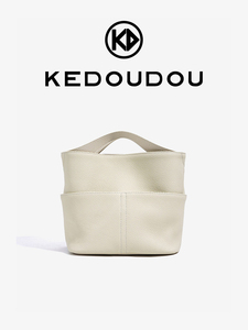Mini sac fourre-tout de luxe en cuir véritable pour femmes, sac à main en cuir de vache souple, petit sac à bandoulière multi-poches, sac de transport quotidien - Product Image 5