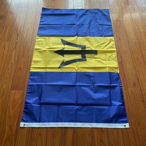 Precio barato <span class=keywords><strong>Bandera</strong></span> de <span class=keywords><strong>Barbados</strong></span> 3 'x 5' Banderas de <span class=keywords><strong>Barbados</strong></span> 90X150 cm Banner 3x5 pies - Product Image 2
