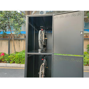 Equipo <span class=keywords><strong>Alquiler</strong></span> Taquillas Horizontal Metal Deportes Puerta Acero Hierro Almacenamiento Locker Bicicleta Gabinetes Escuela Individual Garaje Habitación - Product Image 5