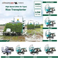 Machine à planter des graines de riz Wishope, services ODM disponibles, transplanteur de riz en rangs, transplanteur de riz