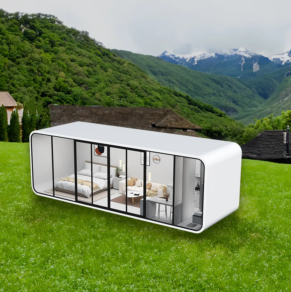 High Quality Off Living Hotel Villa Container Casa House Prefab Home Apple Cabin