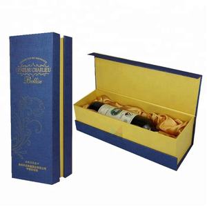 Boîte à vin rigide Crown Win, matériaux recyclés écologiques, emballage cadeau de luxe, pliable, 6 bouteilles, logo personnalisé, boisson - Product Image 1